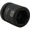 Dynamic 1" Drive Standard Socket, Black Phosphate, Tools 35MM X 1" Drive, 6 Point Standard Length D025035 - alternate 4